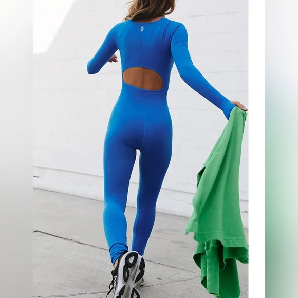 FREE PEOPLE- Good Karma Long-Sleeve Onesie - Picture 3 of 4